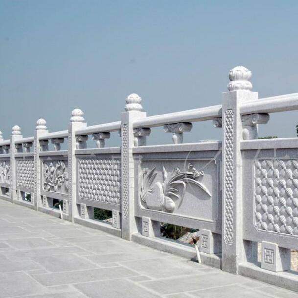 石欄桿廠家-橋面護欄-羅馬柱護欄-石欄板