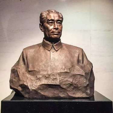 周恩來雕塑-周恩來石雕-鑄銅雕塑-偉人雕像